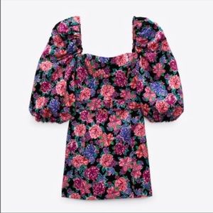Zara floral dress